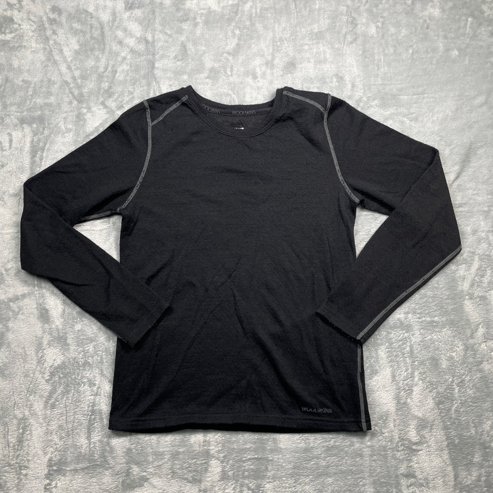 Terramar Woolskins Merino Wool Blend Long Sleeve Base Layer Shirt Top Boys XL